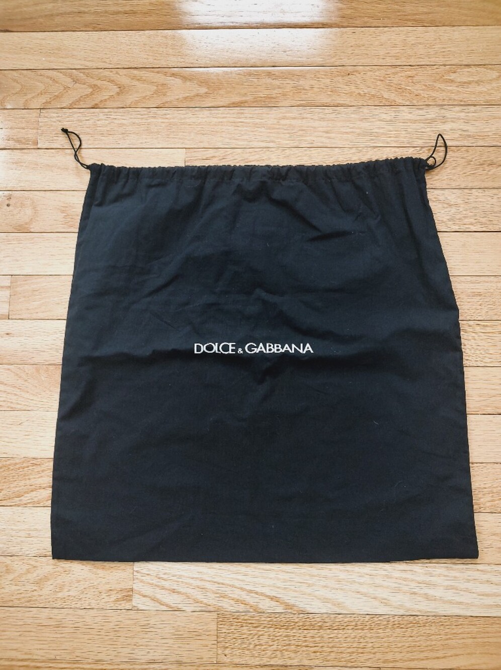 Dolce & Gabbana large drawstring dust bag 19.5"